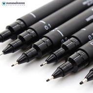 NANASALONNN 1pc Uni Pin Drawing Pen Fine Line 005 01 02 03 05 08 Needle Pen G7S6
