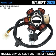 Motorcycles Ignition Stator Coil For ZongShen 190cc Z190 W190 1P62YML-2 Electric Starter Engine Dirt