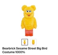 全新 Bearbrick 1000% Big Bird Costume Sesame Street  芝麻街
