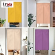 Hot Solid Color Yellow Beige Purple Japanese Simple Half-curtain Kitchen Bedroom Drape Hanging Curta