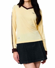 BEB CLUB "BEB" LONG SLEEVED POLO เสื้อโปโลแขนยาวรัดรูปเบ็บคลับ