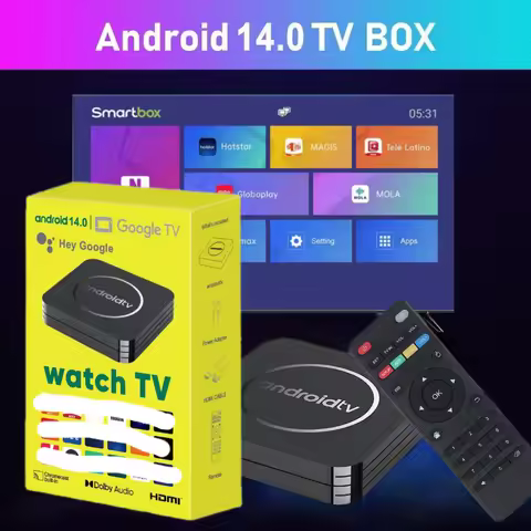 2026 Q3 Smart TV Box 2.4G WIFI Set Top Box Android 14.0 Media Player Allwinner H3 Quad Core Smart TV