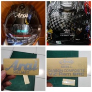 Sticker arai VZ RAM SRC/ sticker cutting arai carbon ram4