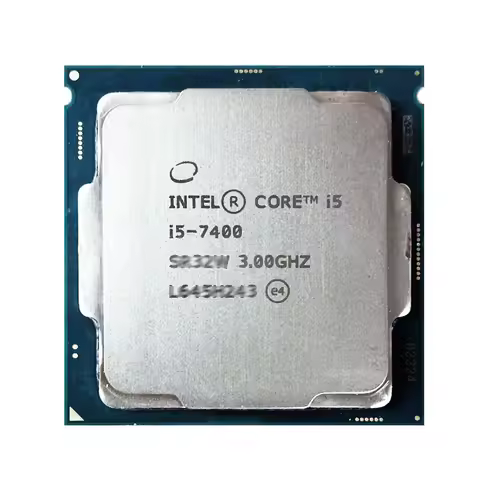 Intel Used Core i5 7400 CPU Processor i5‑7400 4‑Core 4‑Thread 65W 14NM Kaby Lake Socket LGA1151