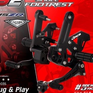 RCB Single Footrest S2-V2 For Yamaha Y15ZR/Y16ZR【Black/Thai Gold/Titanium】