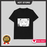 4 Mẫu Áo thun phông đen in hình Anya Gia Đình Điệp Viên Spy x Family thời trang cá tính anime chibi