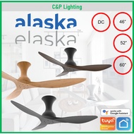 (New Launch) Alaska DRAFT 46" / 52" / 60" DC Smart 3 Blades Ceiling fan with Optional LED