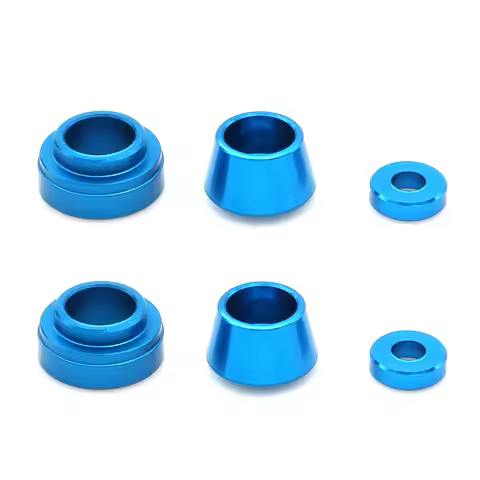 Metal Steering Knuckle Flange Sleeve Bushing Gasket for Tamiya TT02 TT-02 1/10 RC Car Upgrade Parts 