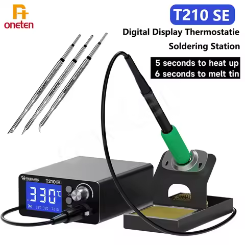 MECHANIC T210 SE Intelligent Digital Display Thermostatic Soldering Station Rapid Heating for C210 S