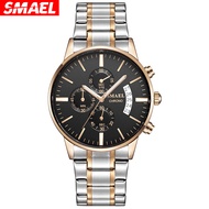 Smael new style watch with calendar luminous quartz waterproof watch for men's Quartz Watch