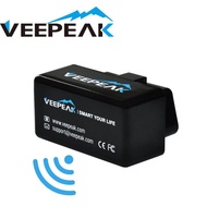 Veepeak Mini WiFi OBD2 Scanner untuk iOS dan Android, Alat Pemindai Kod Diagnostik Lampu Enjin Keret