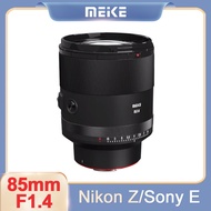 Meike 85mm F1.4 Full Frame AF Auto Focus Large Aperture Cameras Lens For Fuji XF XH2 XT5 Nikon Z ZF 