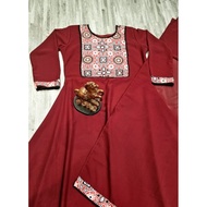 GEORGETTE GOWN WITH DUPTTA