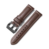 สายนาฬิกาหนังแท้สำหรับนาฬิกาสำหรับผู้ชาย Panerai สายรัด20Mm 22Mm 24Mm 26Mm สร้อยข้อมือหนังโบราณหัวเข