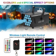 500W RGB Portable Fog Machine 2200w Smoke Fog Machine Colorful Stage Fogging Machine