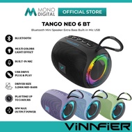VINNFIER TANGO NEO 6 BLUETOOTH MINI SPEAKER EXTRA BASS BUILT IN MIC MICROPHONE USB MICRO SD CARD SLO