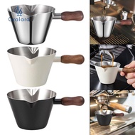 GRALARA Espresso Measuring Cup Stainless Steel Compact Reusable with Scale 200ml Multifunctional for