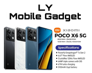 Xiaomi Poco X6 5G (8GB+256GB Rom) (12GB+256GB/512GB Rom) (Original Malaysia Set)