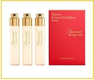 MAISON FRANCIS KURKDJIAN 庫爾吉安百家樂540紅瓶純香水套裝 MFK 540 EXTRAIT DUO SET 11ML X3