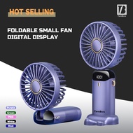 10000mAh Mini Fan USB Rechargeable Mini Fan Adjustable Cooling Fan Handheld Fan with Battery Display