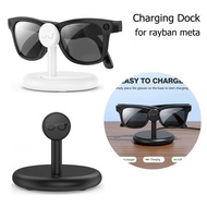 Potable Travel Charger Station Charging Dock For Ray-Ban Meta Smart Glasses For RW4006 RW4008 Type-C