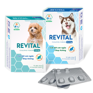 BOSSEN - Revital (dogs) 3.6mg cắt đứt cơn ngứa và viêm da dị ứng cho chó 1 hộp 10 viên