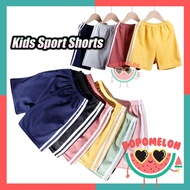 POPOMELON kids short pants sport short pants boy girl kids shorts pants sport pants kids seluar bola