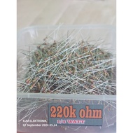 10 pcs resistors 1/4 watt value 200k