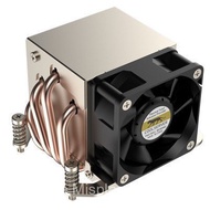 Leopard2UAMD Quad Heat Pipe Radiator AM4 AM5-R64Side Blow1700Temperature Control4Copper Tube Aluminu