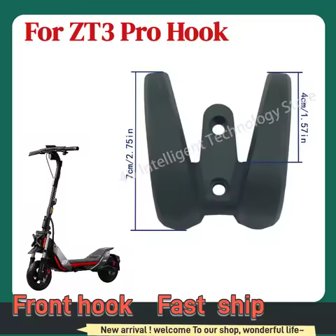 Electric Scooter Front Hanger for NINNE BOTS ZT3 ZT3 Pro Scooter Bag Helmet Dual Claw Hook Bags Grip