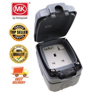 MK 86486 13A Weatherproof Switch Socket (Grey & White)(IP66)