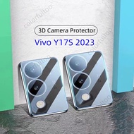 Camera Protective Film For Vivo Y17S Y 17S VivoY17s Y22 Y22S Y16 Y02 Y02A Y02T 3D Curved HD Full Cover Camera Tempered Glass Screen Protector Back Lens Film