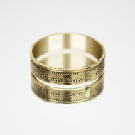 泰國硬幣戒指 2 泰銖 2018-2019 男士硬幣戒指 女士硬幣戒指