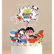 Birthday cake Topper birthday cake Ryan Toys Review