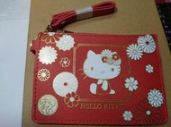 Hello Kitty-卡套零錢包 7-11過年福袋,正品應該是有保證的KT聚氨脂、聚脂纖維、聚氣乙烯、金屬零件