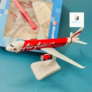 AIR ASIA Airlines Airbus A320-200 AIR ASIA 18CM, scale 1:400, high quality alloy (Fullbox)