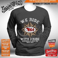KATUN Enginewear Long sleeve T-shirt BSA motorcycles We Ride With Pride bikers brotherhood motor eng