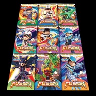 SET PEK FUSION MALAYSIA KAD BOBOIBOY GALAXY CARD MONSTA FUSION PACK