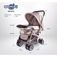 TMN Baby Stroller Bayi anak SpaceBaby SB 6212 kereta dorong stoler