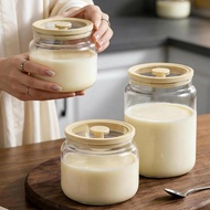 🥫La Lard Jar Glass Sealed Jar with Lid Kitchen Oil Jar Spicy Oil Jar Oil Splash Spicy Jar Meat Oil S