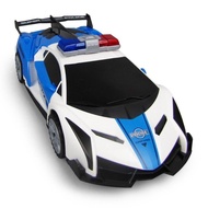 CCARTHMM Toy Police Car Kereta Polis Elektrik Car Vehicle with LED Light Music Colour Rotating Car E
