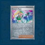 Emcee's Hype (163/182) Reverse Holo | Destined Rivals | Pokemon TCG Card
