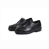 Sepatu Sneakers Formal Pansus Kulit Pria Gladio Yamal Hitam Putih