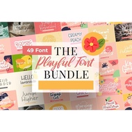 49 Playful Fonts Bundle