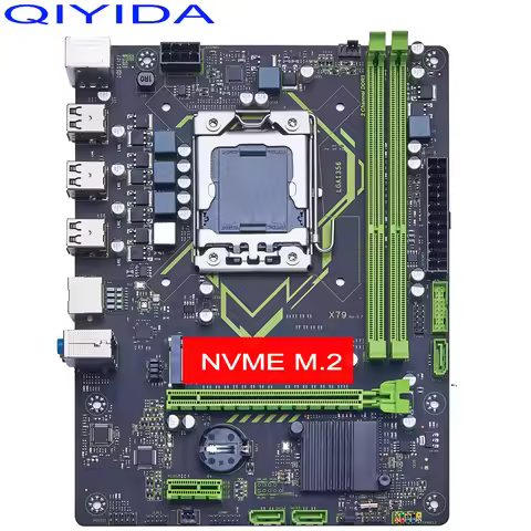QIYIDA X79 motherboard LGA1356 support DDR3 server memory Pin Desktop Mainboard lga 1356 Server CPU 
