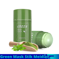 Green Mask Stick MEIDIAN masker wajah green tea penghilang pembersih komedo wajah - green mask stick komedo ori