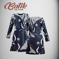 CS25 - CLEARANCE SALE  [MUSLIMAH] - V2 FAZZ JERSEY MUSLIMAH BATIK EDITION CLEARANCE MURAH