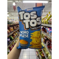 Tos tos tortilla chips nacho cheese 145gr - tortilla chips nacho cheese