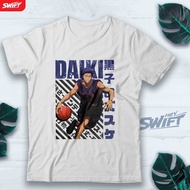 Kuroko no Basketball T-SHIRT - Daiki Aomine anime DISTRO CLOTHING TSHIRT