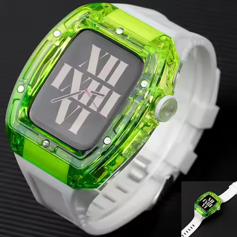Gradient Glacier Case Modification Kit For Apple Watch Ultra 49MM Glacier Cover For IWatch 8 7 45MM